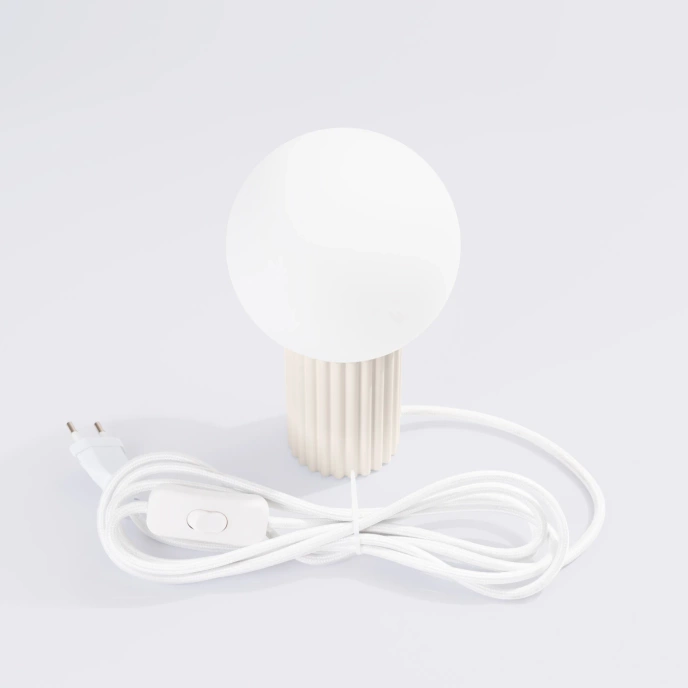 Bordslampa HALO beige