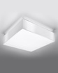 Takplafond HORUS 35 WHITE + 2x LED-lampa E27 3000K varm 7,5W 620lm