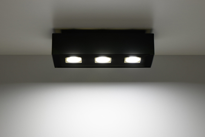 Plafond MONO 3 svart