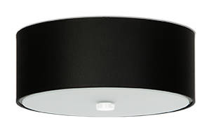 Plafond SKALA 30 svart + 3x LED-lampa E27 3000K varm 7,5W 620lm