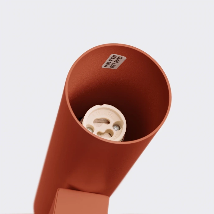 Vägglampa LAGOS 2 röd ockra