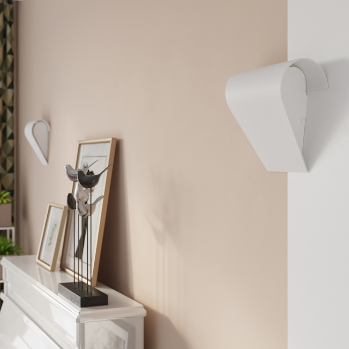 Vägglampa CLINO 2 + 2x LED-lampa E27 4000K Cold 7,5W 650lm