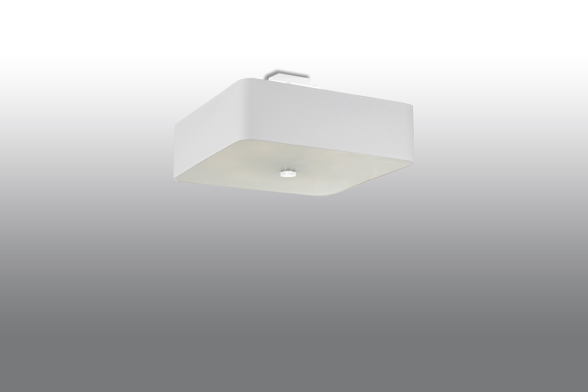 Plafond LOKKO 45 vit + 5x LED-lampa E27 4000K Kall 7,5W 650lm