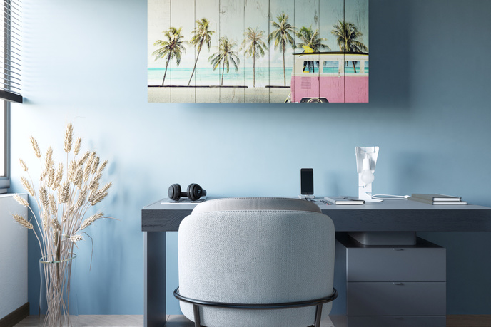 Skrivbordslampa ARBY vit + 1x LED-glödlampa E27 3000K varm 7,5W 620lm