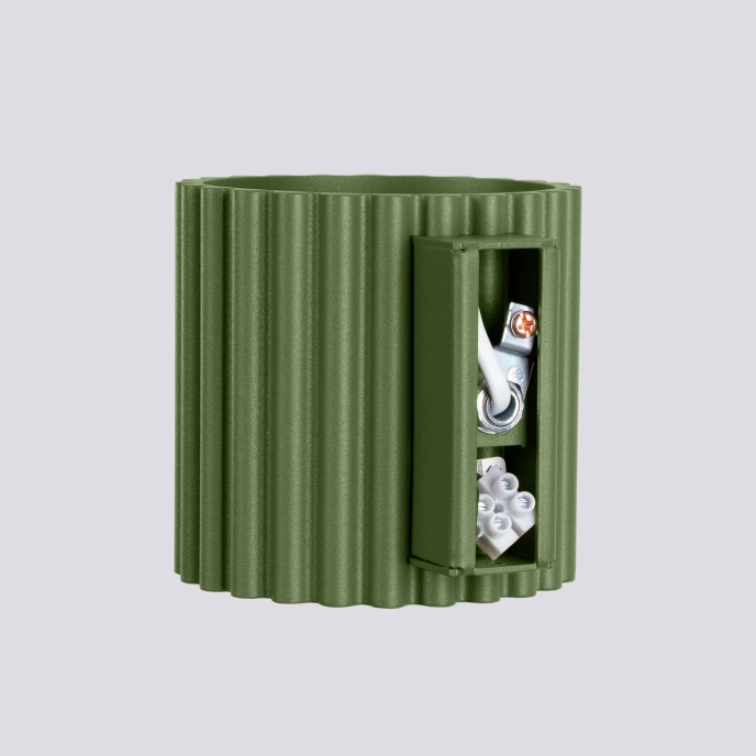 Vägglampa AURA olivgrön G9