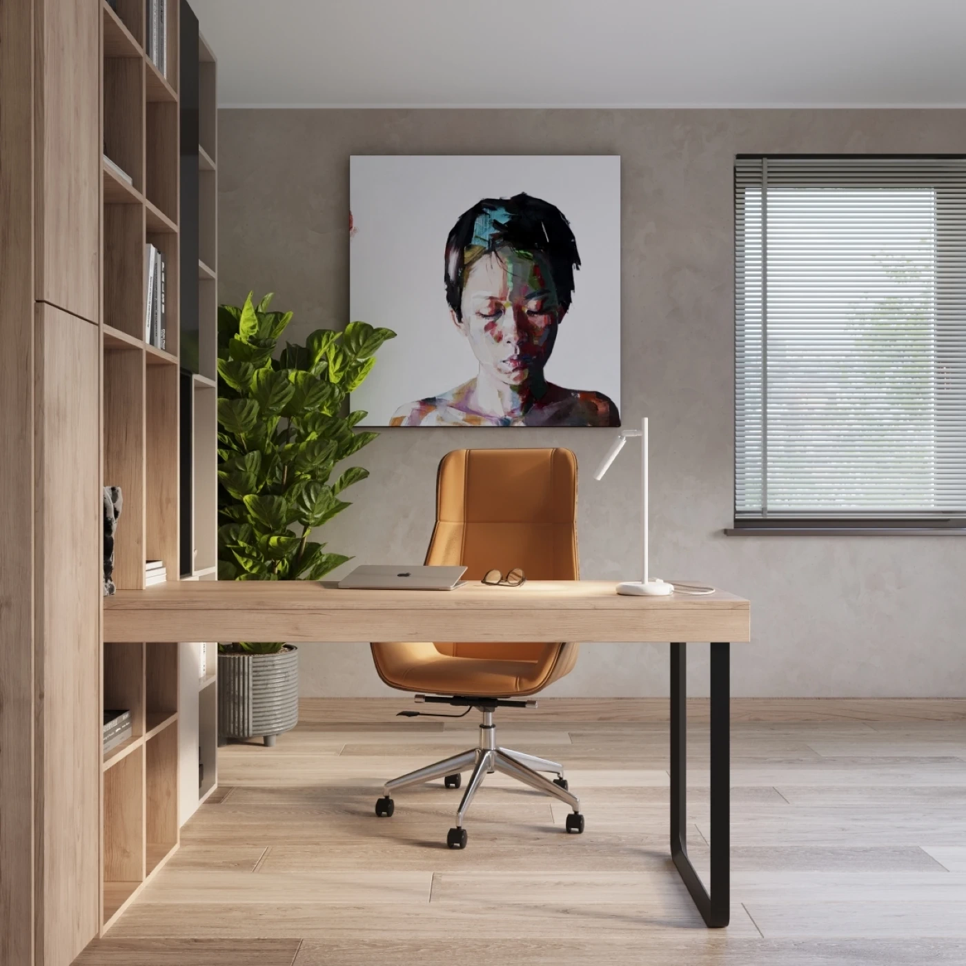 PASTELO skrivbordslampa vit