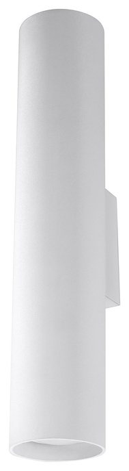 Vägglampa LAGOS 2 vit + 2x LED-lampa GU-10 3000K varm 7W 620lm