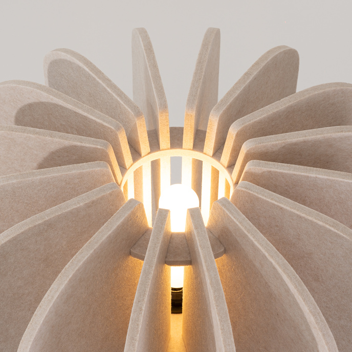Golvlampa MULA 45 beige