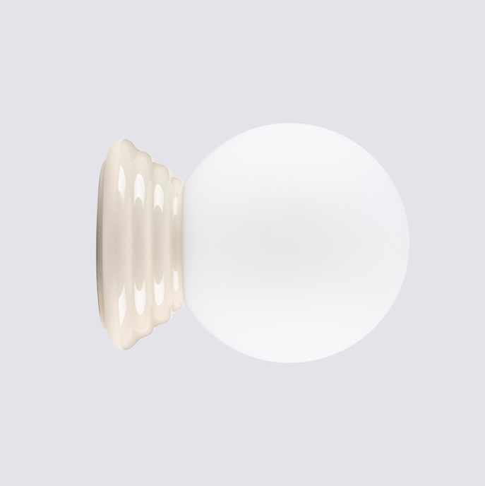 Vägglampa ZORI beige IP44