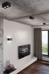 Plafond QUAD MAXI black+ 2x LED-lampa GU-10 3000K varm 7W 620lm