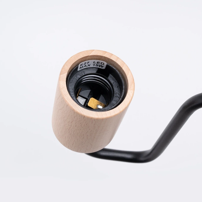 Vägglampa TIMBO svart