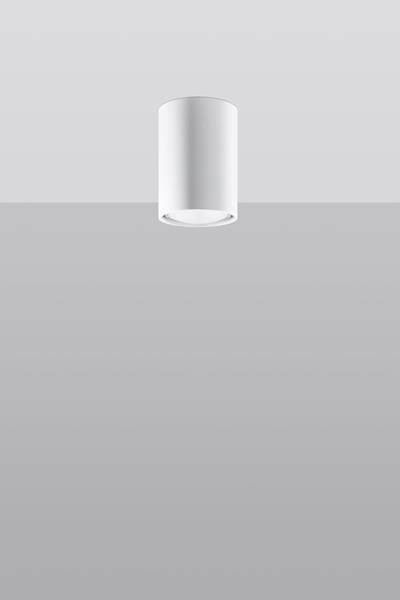 Plafond LAGOS 10 vit +1x LED-lampa GU-10 4000K kall 7W 630lm