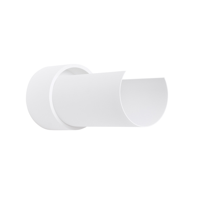 Vägglampa FLASH vit + 1x LED-glödlampa E27 3000K varm 7,5W 620lm