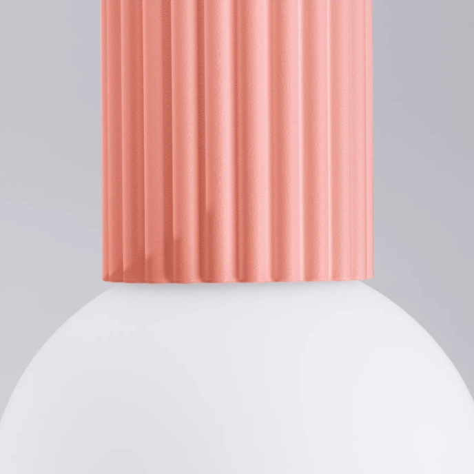 Taklampa HALO persika IP44