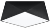 Plafond HEXA 35 BLACK + 2x LED-lampa E27 4000K Cold 7,5W 650lm