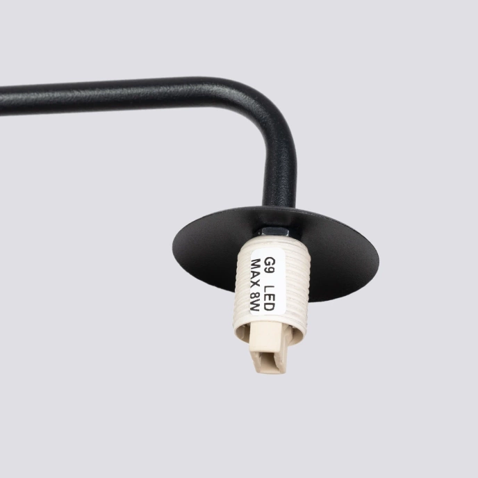 Vägglampa ASTRAL 1 svart