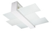 Plafond FENIKS 2 vit + 2x LED-lampa E27 3000K varm 7,5W 620lm