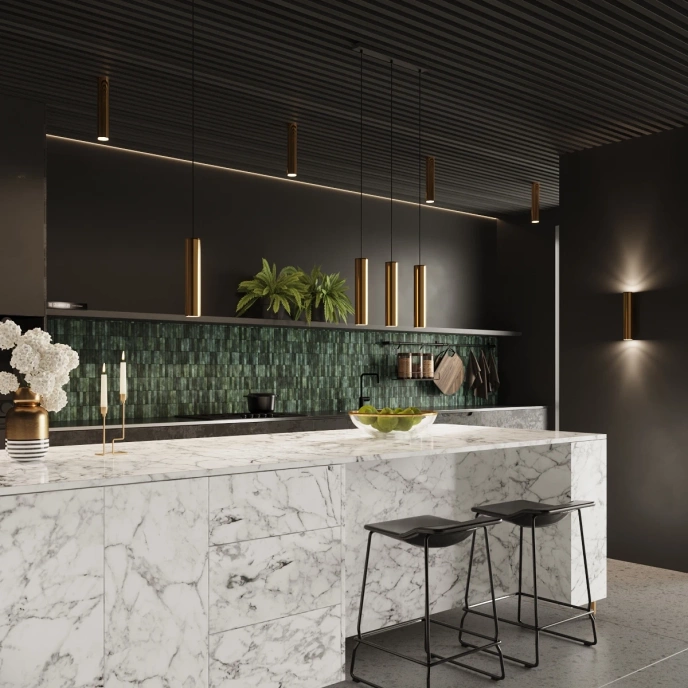 Vägglampa LAGOS 2 polerat guld