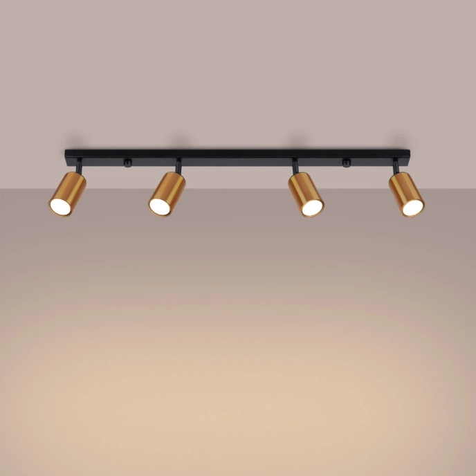 Plafond WINX 4L svart/koppar