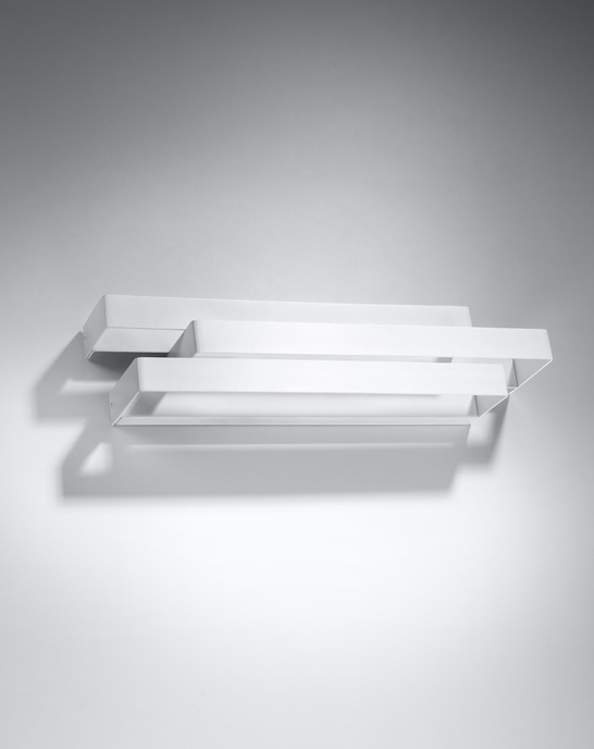 Vägglampa FROST vit + 2x LED-lampa G9 4000K kall 4,5W 530lm