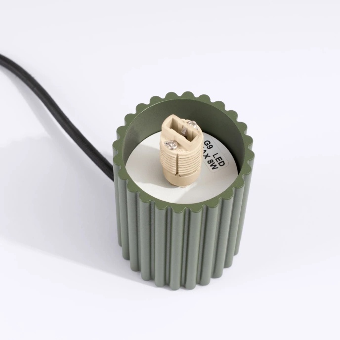 Bordslampa HALO olivgrön