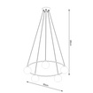 Ljuskrona YOLI 5 + 5x LED-lampa G9 4000K Kall 4,5W 460lm