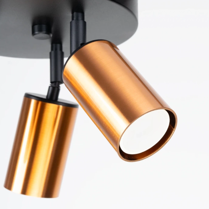 Plafond WINX 3P svart/koppar