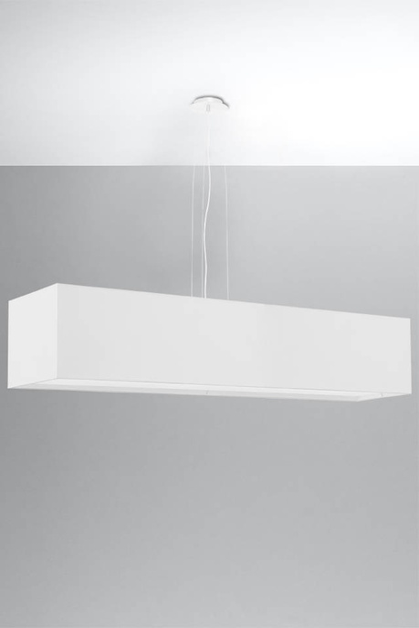 Ljuskrona SANTA 120 vit + 5x LED-lampa E27 3000K varm 7,5W 620lm