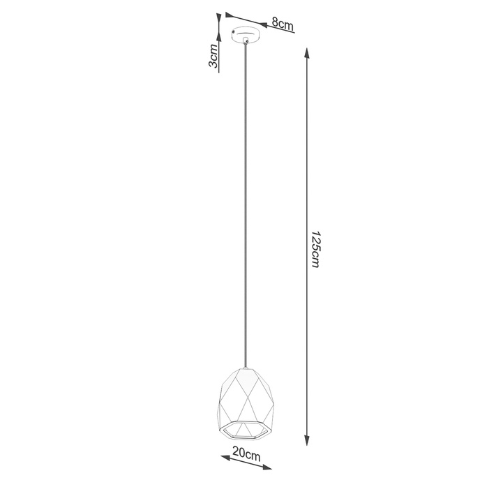 MINT taklampa i keramik