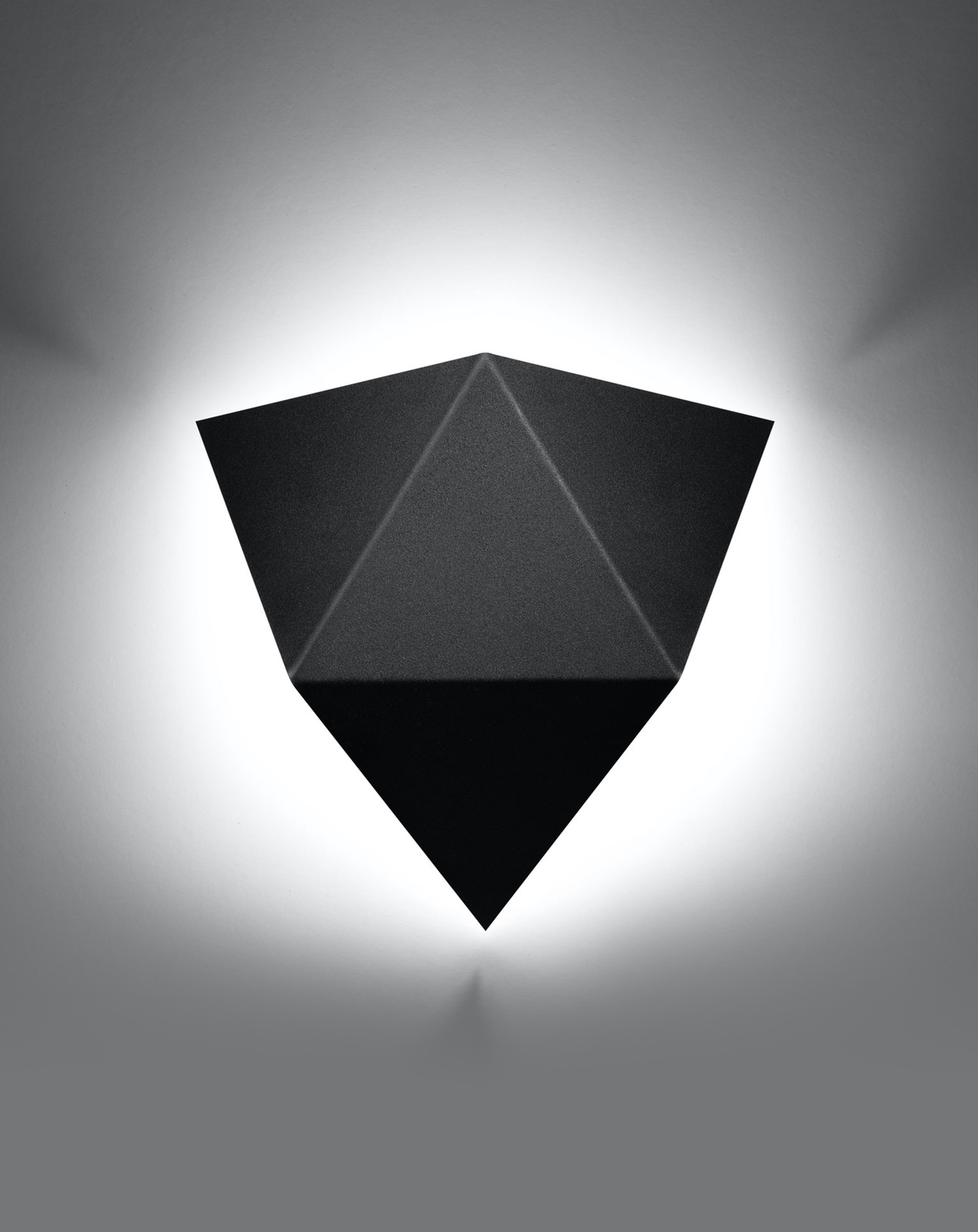 Vägglampa SOLIDO svart + 1x LED-lampa G9 3000K varm 4,5W 510lm