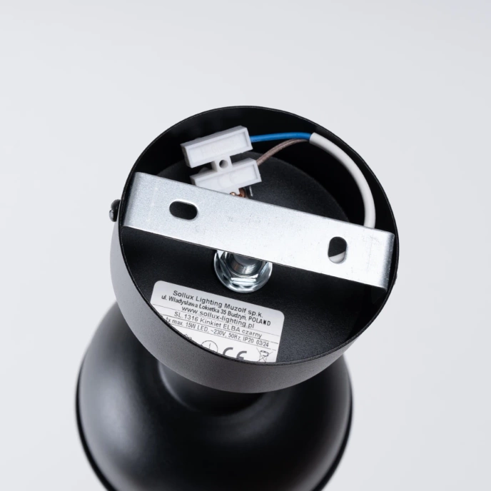 Vägglampa ELBA svart