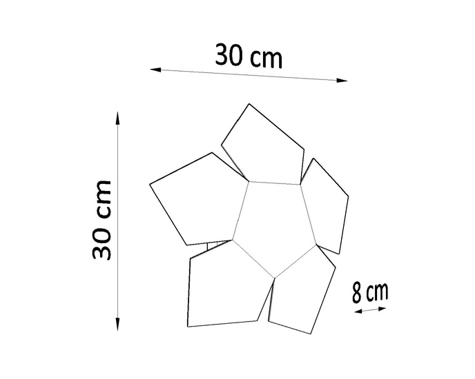 Vägglampa PENTA svart + 2x LED-lampa G9 3000K varm 4,5W 510lm