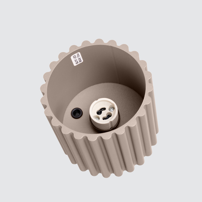 Taklampa AURA 1 taupe GU10