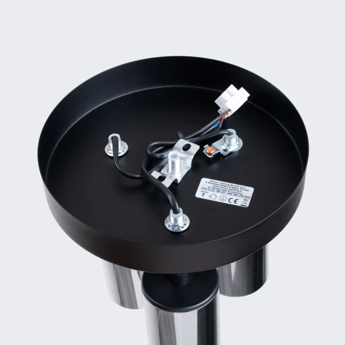 Taklampa WINX 3P svart/krom