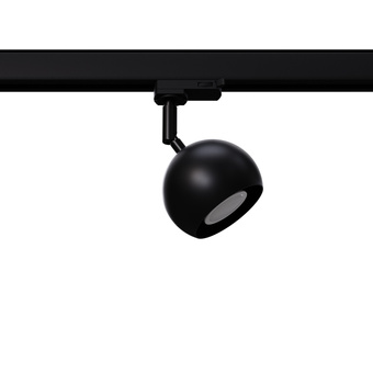 Vägglampa OCULARE svart GU10 3000K 7W 510lm