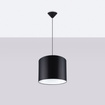 NOVA 30 taklampa svart + 1x LED-lampa E27 3000K varm 7,5W 620lm