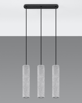 Pendellampa LUVO 3 + 3x LED-lampa GU-10 4000K Cold 7W 630lm