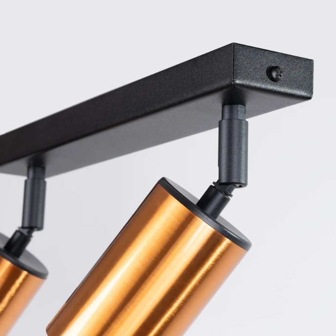 Taklampa WINX 2 svart/cooper