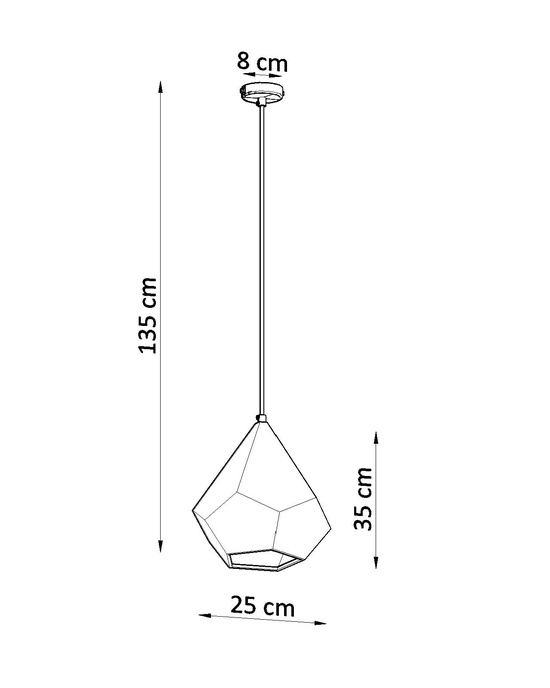 PAVLUS keramisk taklampa vit + 1x LED-lampa E27 4000K Cold 7,5W 650lm