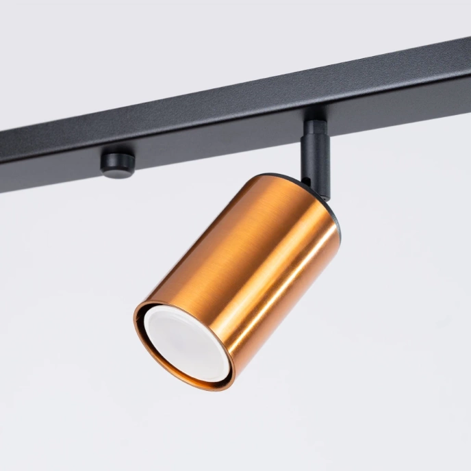 Taklampa WINX 6L svart/cooper