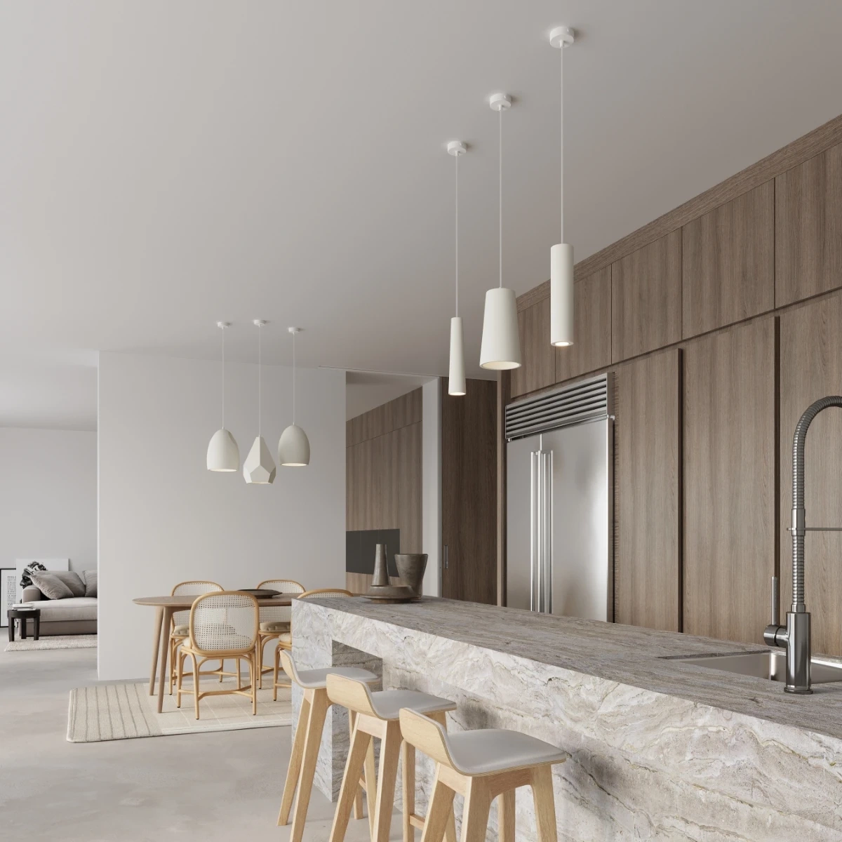 Keramisk hängande lampa ELECTRA