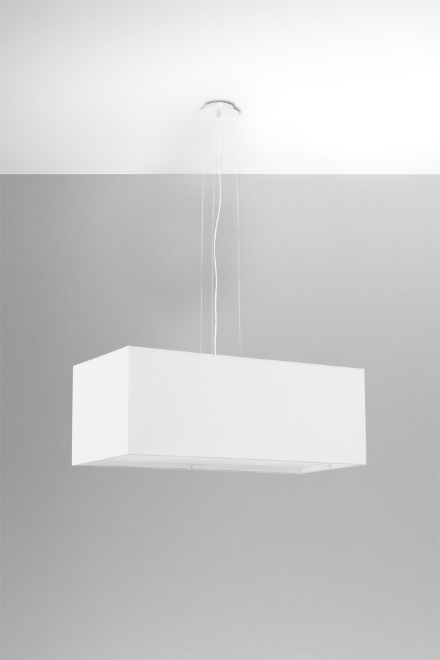 Ljuskrona SANTA BIS 80 vit + 3x LED-lampa E27 4000K Kall 7,5W 650lm