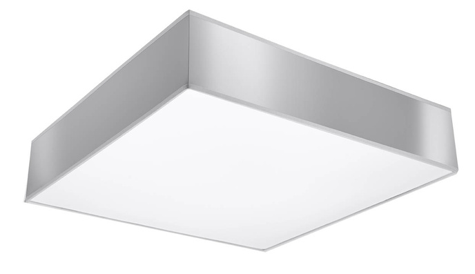 Takplafond HORUS 55 GREY + 4x LED-lampa E27 3000K varm 7,5W 620lm