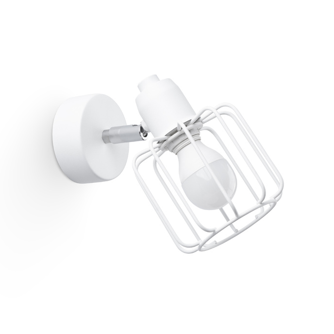 Vägglampa BELUCI 1 vit + 1x LED-lampa E14 3000K varm 7,5W 620lm