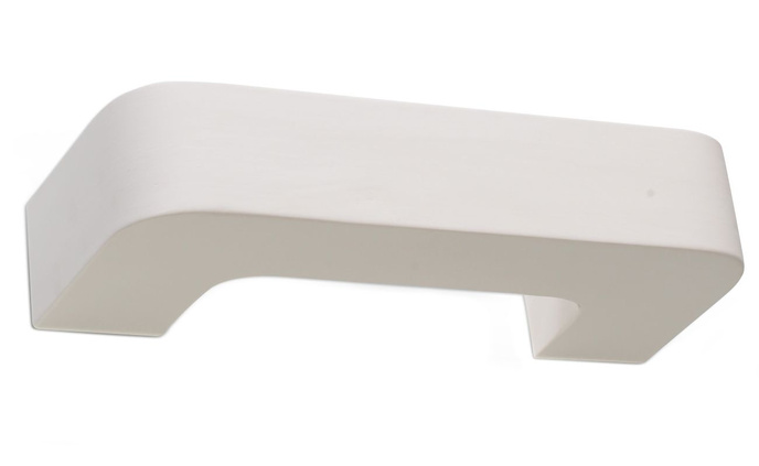 Keramisk vägglampa MAGNET vit + 1x LED-lampa E27 3000K varm 7,5W 620lm