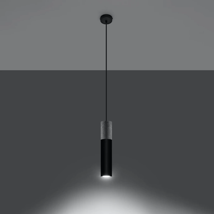 Pendel lampa BORGIO 1 svart