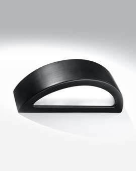 Keramisk vägglampa ATENA svart + 1x LED-lampa E27 4000K Cold 7,5W 650lm