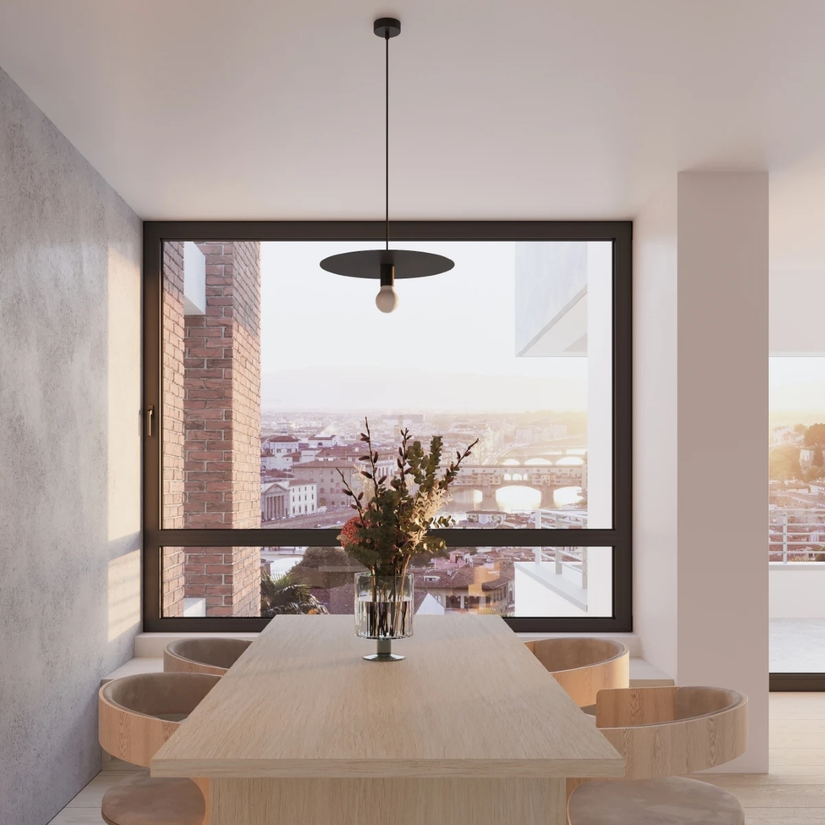 FLAVIO taklampa svart