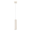 LAGOS 1 taklampa beige + 1x GU-10 4000K LED-lampa kall 7W 530lm