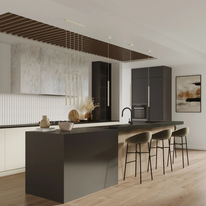 PASTELO 3 taklampa beige